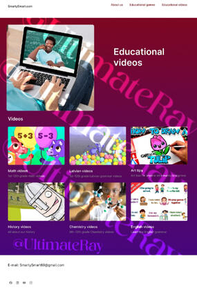 Kids Education Website (Figma)