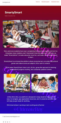 Kids Education Website (Figma)